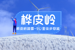 周末1日｜打卡网红桦皮岭，赏纯洁白桦林踏雪9公里徒步<初级强度>