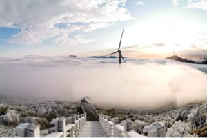 桂城出发【冰雪云冰山1天】，南方雪乡雾凇雪凇冰挂云海四大奇观！一脚跨粤湘两省