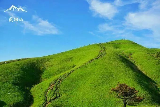 武功山山顶观美丽日出,看高山云海