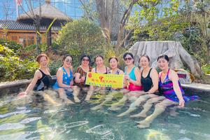 6月30日（周五）： 御龙湾温泉+千亩荷塘  一日游     45元