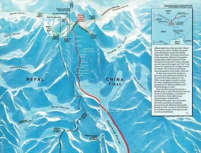 10张珍贵史料图片回顾人类珠穆朗玛峰壮观登山史