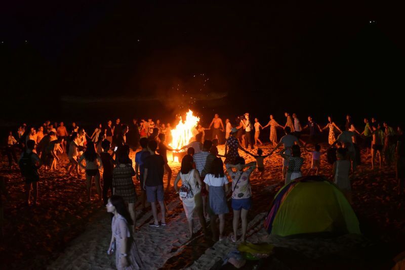 9月23-24日惠州双月湾狮子岛露营、海边烧烤、出海捕鱼、篝火晚会、看日出 二天游