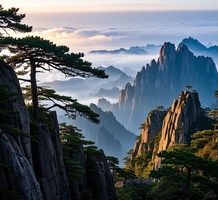 【谢老二严选】携程出品：黄山+婺源+宏村+九华山6日5晚跟团游