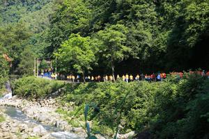 “巴图鲁”勇士山地户外运动挑战赛暨永州市文旅广体系统徒步穿越活动