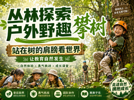 【端午户外研学营】6月19日丛林探索营 | 户外攀树 | 野外生存 | 丛林课堂 | 植物拓印