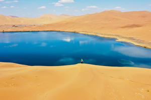 苍天圣地-巴丹吉林沙漠粉红湖纵穿五天四晚