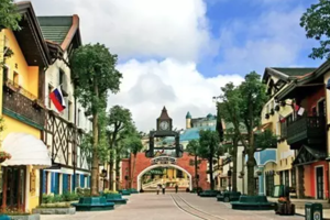 抵过双11~4.6折=899元住东部华侨城=茵特拉根小镇复式套房+温泉+茶溪谷专享通道+早餐~