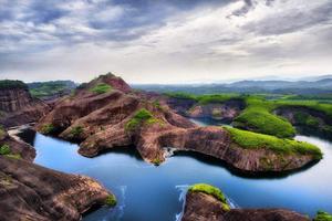 【国庆徒步摄影】湖南郴州雾漫小东江 丹霞地貌高椅岭徒步 访蔡伦竹海三日游