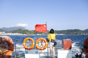 8.24东部航线蓝骑士游轮观光、西涌沙滩冲浪一日游