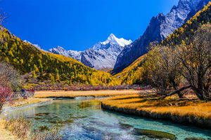 机票已出【全景稻亚】11.10稻城亚丁+四姑娘山+甲居藏寨+海螺沟深度8日游