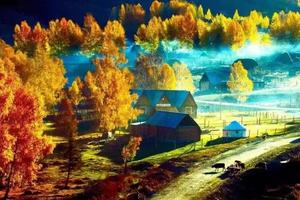 秋色@五彩滩.禾木村.喀纳斯景区.乌尔禾魔鬼城.天山天池.坎儿井.火焰山大峡谷   北疆8日游