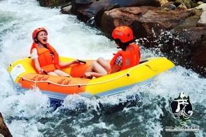 【阳光 | 260米落差虎啸峡漂流】8月22日感受冰火两重天的刺激，纵情华东第一探险漂流