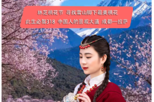 【阳光特惠价4980元 | 邂逅318 林芝桃花】成都起拉萨止落地自驾8日游，遇见雪山脚下的桃花！