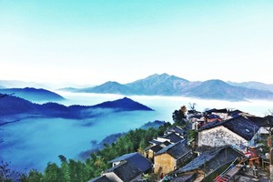 阳光【金秋最美木梨硔+祖源+云岩湖天生桥 】10月19-20日穿越梦里古道，遇见云端村落，皖南最后秘境，寻访世界级天生桥