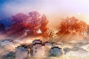 成行【秋韵徽州4天】篁岭晒秋+石城秋色+水墨宏村+塔川秋色+奇墅湖+碧山书局