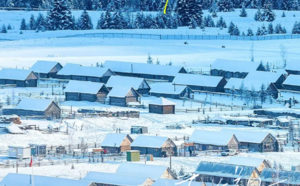 【绝色新疆-冰雪阿勒泰8日】喀纳斯 禾木 将军山夜滑 魔鬼城  航拍冰雪北疆之旅