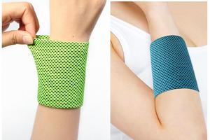 冰丝运动护腕冷感吸汗速干手腕健身护腕夏天跑步腕带