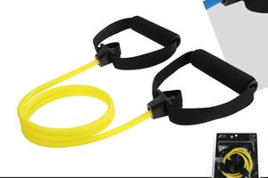 健身高弹一字型乳胶扩胸多功能拉力器