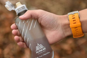 AONIJIE奥尼捷能量胶软水壶硅胶折叠水壶户外越野跑步水壶170ML
