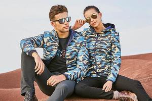 Skywards/塞沃斯 90白鸭绒男女情侣款迷彩羽绒服