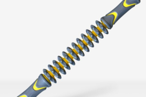 美国RAYNIGEL擀腿棒狼牙棒肌肉按摩棒滚轴瘦腿健身筋膜棒肌肉放松