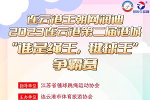 “比亚迪王朝网润迪”2023连云港第二届-“港城绳王，港城毽球王”跳绳踢毽争霸赛