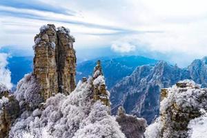 【元旦假期】 冰雪天空之路 绝壁 云海 雾凇 玻璃栈道