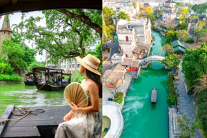 【赤坎古镇2日，广佛出发】沉浸式体验赤坎古镇、百年火秀烟花秀、共赏百年好戏、畅玩黑沙滩、浮月村、都斛海鲜街品海