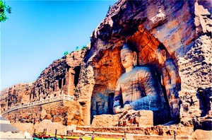 清明2日游︱山西大同+世界文化遗产云冈石窟+闲游大同古城+探世界奇观悬空寺观+登北岳恒山