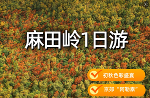 【特价98元】周末1日游︱麻田岭｜云中草原小天山の徒步体验-麻田岭10公里小环穿