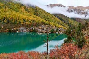 已成行【国庆大帅带队】探秘野性七藏沟秘境，红星海翡翠海穿越，赏金秋彩林，湖光山色，露营野炊