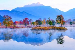 11.15【自驾约伴】罗田九资河圣人堂红叶节，赏水中红叶，驾游马丁公路，赏大别山秋色