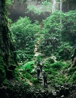 徒步【千泷沟瀑布】含门票，徒步穿越千泷沟大瀑布，行摄万亩竹海