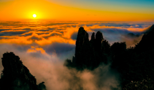 夜爬莽山，看日出云海星空，漫步悬空栈道 1天1夜