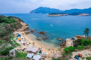 3.21成行【小三门岛露营2日】海岛隐藏玩法：避世玻璃海玩水，体验一回渔夫生活，坐船才能到达星空营地