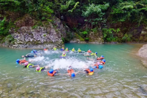 【2日定制】浙江水质最好的丽人谷溯溪，仙人谷漂流
