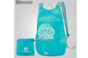 户外登山双肩包宝美beaume皮肤包男女旅行休闲包14L可折叠双肩包