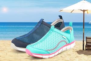 北客户外鞋beaume宝美情侣款徒步鞋男网布鞋女透气休闲鞋轻便防滑