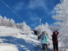 【1日徒个•桦皮岭】一幅油墨画の草原天路桦皮岭踏雪-9公里徒步穿越