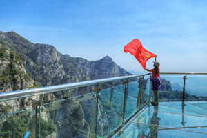 夏季团建好去处（京郊小桂林）十渡东湖港|天空之镜+七彩玻璃栈道+镂空祥云桥+7D破碎特效+盘古大道-3
