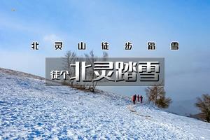 周末1日【北灵踏雪】超美-高山雪原白桦林踏雪-北灵山10公里徒步