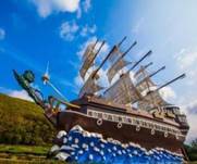 金石滩大门帆船