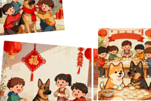 志愿北京3h《工作犬少年驯导师》春节贺岁2.15/18/19/20/21/23给工作犬包饺子去，萌趣默契 ~ 喜迎吉年