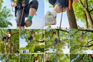荒野求生第一课 | 岩点攀树、走扁带、拾柴取火、树棍面包、荒野厨房
