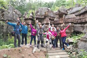 5月24-26探秘汉水源，草川子中华石，林壁挂公路，潜龙十八潭大瀑布天坑三日游360