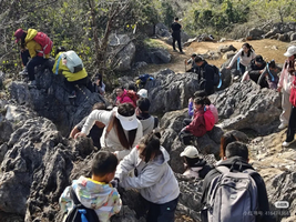 【周日徒步】2.8号赤壁神龙仙道探洞寻龙+石瀑攀爬-