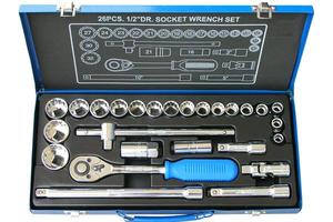 26件套筒工具组/26PC 1/2"DR 