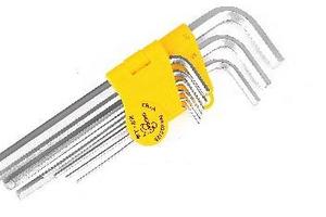 9件雾面加长平头内六角