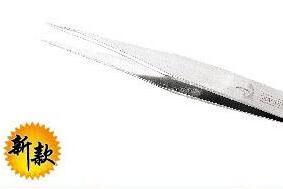 不锈钢特尖头短镊子110*9*2mm