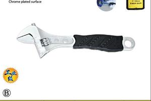 高档包胶活动扳手 